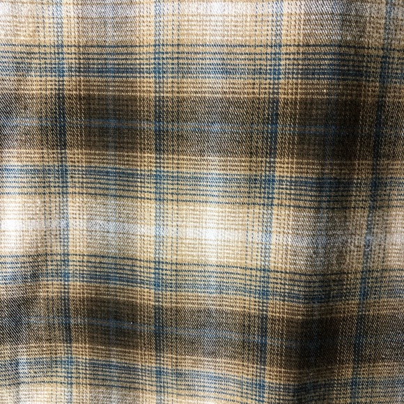 Wolverine Mens Medium Plaid Flannel Long Sleeve Button Down Shirt Work Wear - Picture 6 of 10